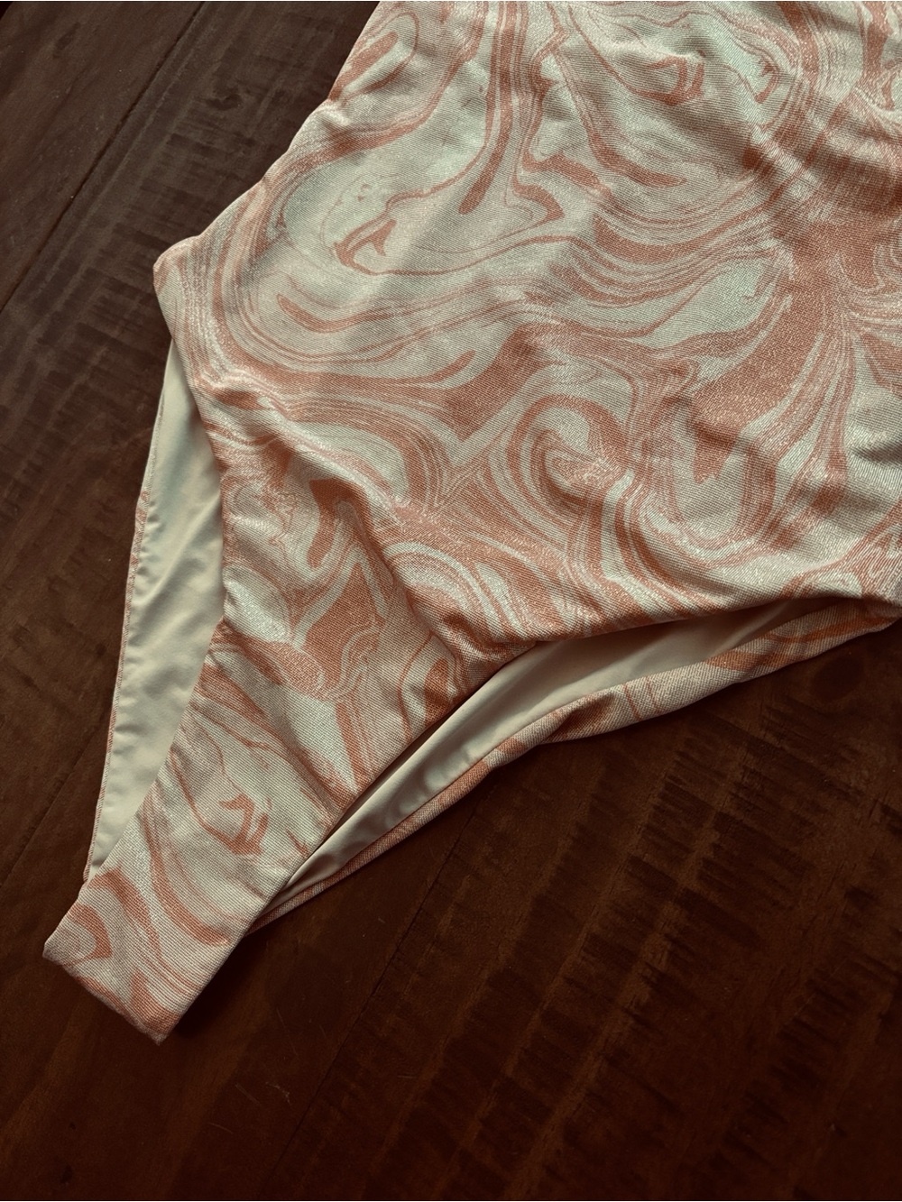 L*Space New Shimmer Print Swimsuit 4 Phoebe All Swirled Up - Picture 5 of 13